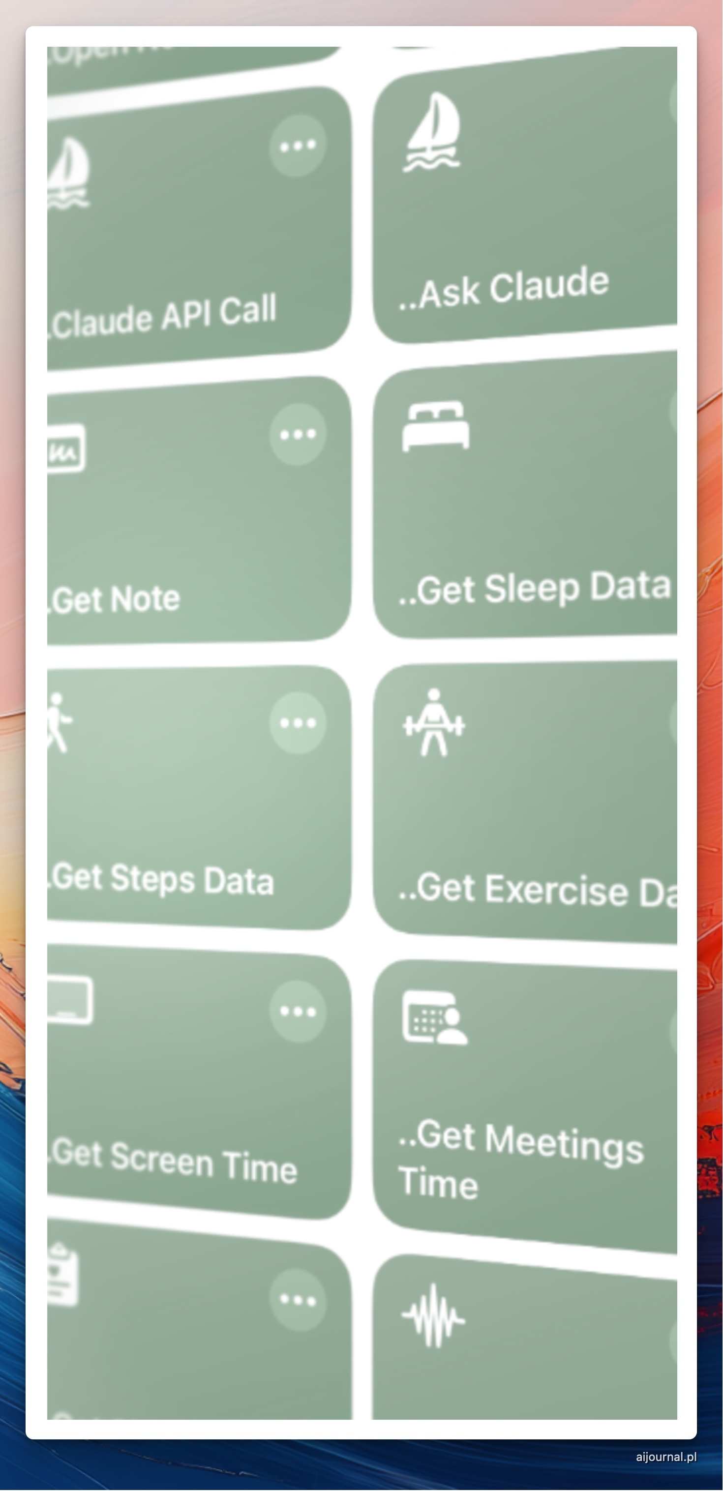 AI Journal w działaniu